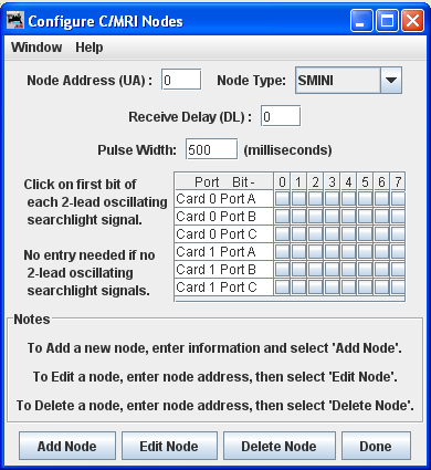 Configure Nodes