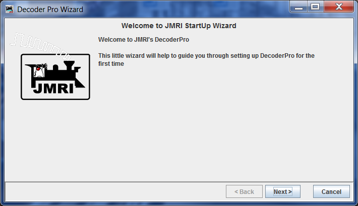 JMRI Start Wizard